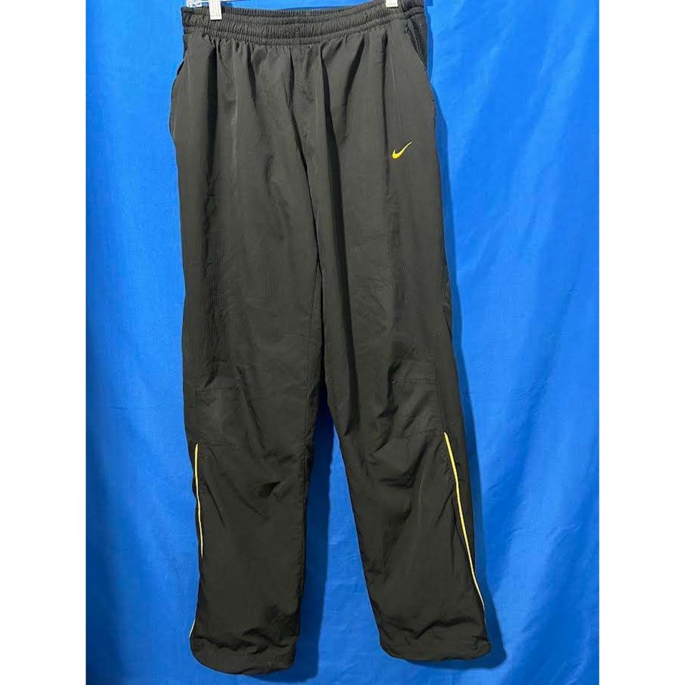 Nike Storm-FIT Mens Track Pants Black Zipper Leg Medium Sports Training Vented